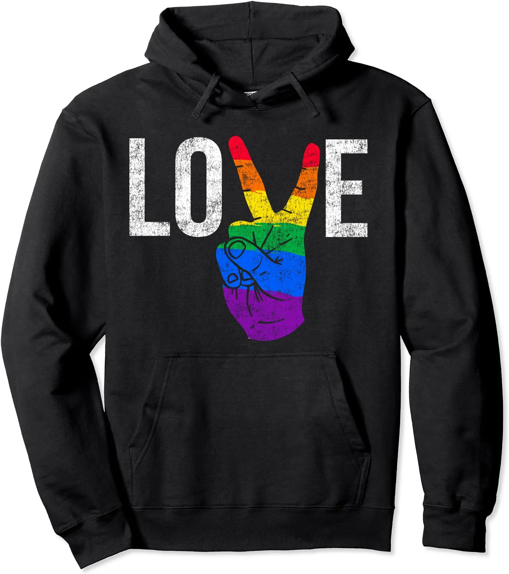 Gay Pride Rainbow Pride Month LGBT Quotes Love LGBT Pullover Hoodie