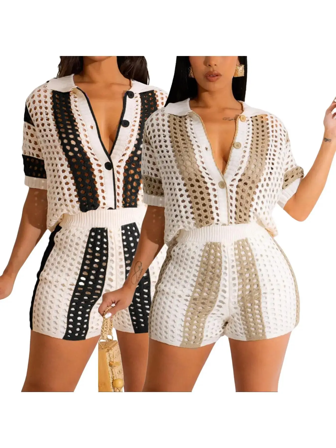 Black*1 pc+Khaki*1 pc