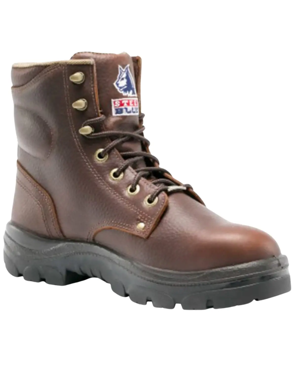 Steel Blue Men's Men'S Argyle Waterproof Western Work Boot Toe - 812952-Oak