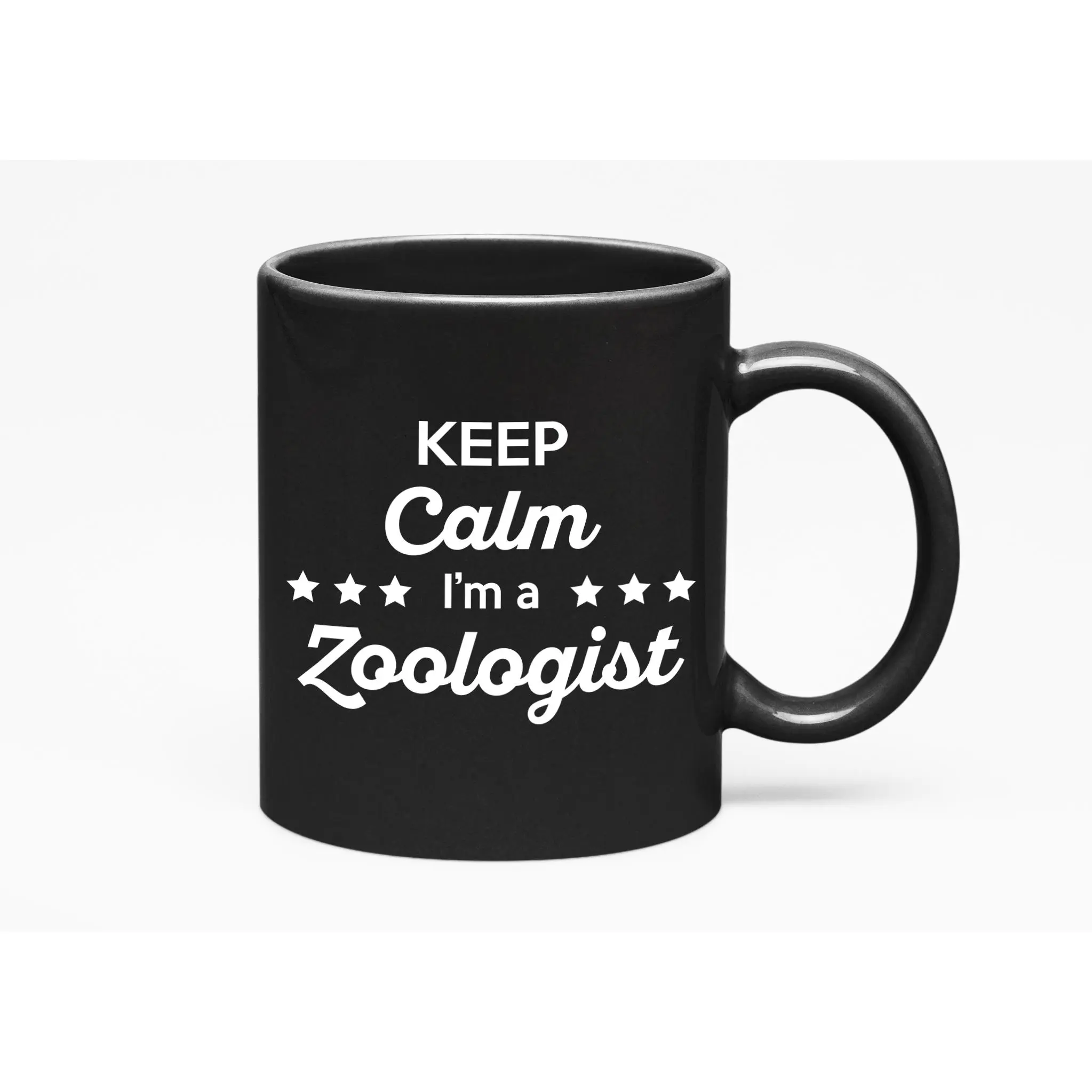 Keep Calm I'm a Zoologist, Black 11oz Ceramic Mug