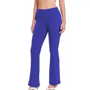 FOLD OVER YOGA FLARE PANTS