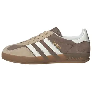 Adidas Originals Gazelle Indoor Low-Top Sneakers for Men and Women in Brown - Comfortable, Versatile, Thin-Sole, Durable Trending Shoes, House White Official Shoes to Get / Maison Mihara Verifiable, with credentials and supporting global authentication