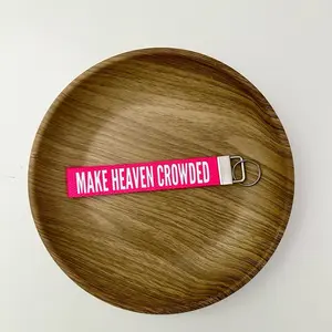 Make Heaven Crowded Keychain Wristlet, cute car decor, wristlet keychains, pink keychain, pink accessories Easter Jesus Keychain Gift Set