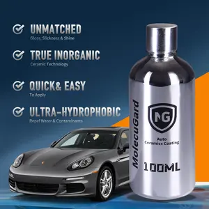 MolecuGard Auto Ceramics Coating -AdvancedQuick Acting Coating Agent with Dust Proof &Glazing Effects -Long Lasting Car Paint WaxingSolution for Showroom Shine