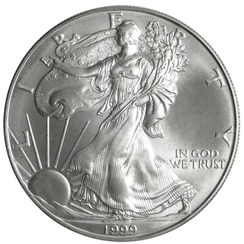 2000 American Silver Eagle in Brilliant Uncirculated Condition. 1 oz Pure Silver!