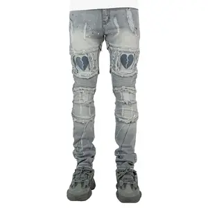 Broken Heart Jeans - Grey