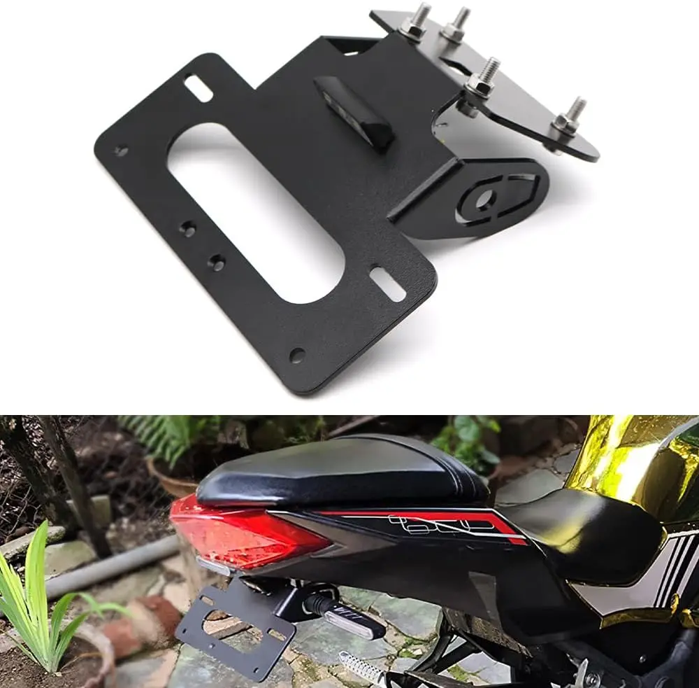 Fender Eliminator Fit for Ninja300 EX300 2012-2020 / Ninja250 ZX250 2013-2017, Z250 2013-2018, Z300 2015-2018, For Ninja300 Tail tidy with LED License Plate Light