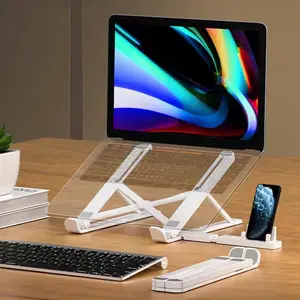 Portable Laptop Stand, 1 Count Foldable Laptop Holder, Adjustable Laptop Stand, Laptop Cooling Stand, Laptop Accessories for Home Office, Computer Stand