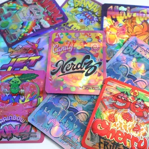 20/50/100pcs Self-Sealing Poly Bags with Transparent Window, Reusable Zip Lock Sealed Bags for Candy, Sweets, Chocolate Storage