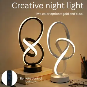 Modern LED Table Lamp, Adjustable Brightness Bedside Light, Eye Protection, Bedroom Living Room Study Home Office Reading Lamp, Led Desk Light