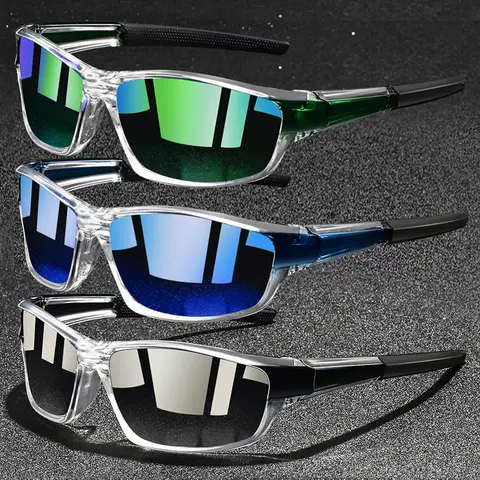 3pcs of pieced unisex sports sunglasses, Summer sports sunglasses, designed by luxury brand designers, with multiple color options, suitable for outdoor activities and driving, UV400 protection, Biking Sunglasses