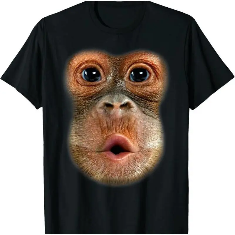 [100% Cotton] 100% Cotton Monkey Stomach Meme T-Shirt – Funny Trending Viral Video Graphic Tee – Cool Casual Unisex Top Men Gifts T-Shirt For Men And Women