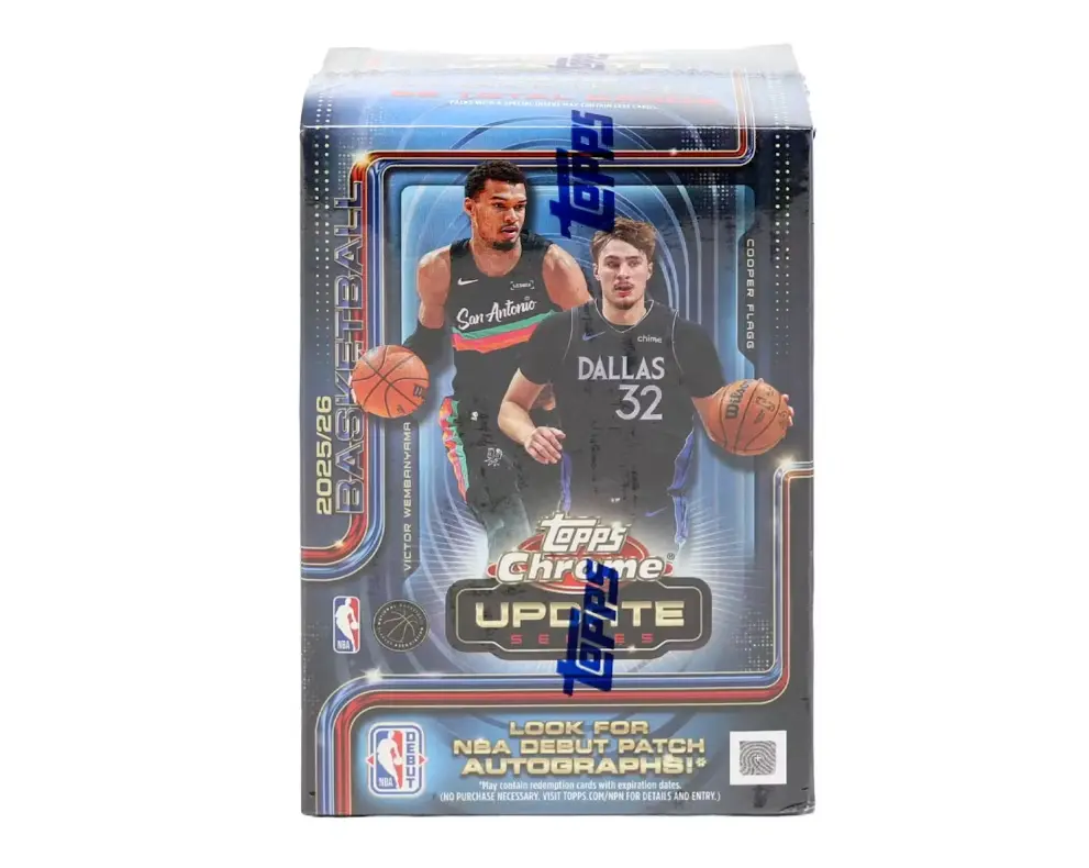 2025/26 Topps Chrome Update Series Basketball Blaster Box - Opened Live