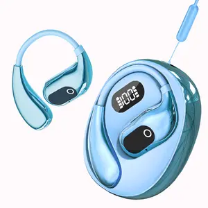 True Wireless OWS Headphones,Bluetooth open Ear earphones with Minc,Long Battery Life Wireless Earhook Headset,HiFi Stereo Sound Wireless Headphones for Sport smart headphones Audio Custom Waterproof Noise