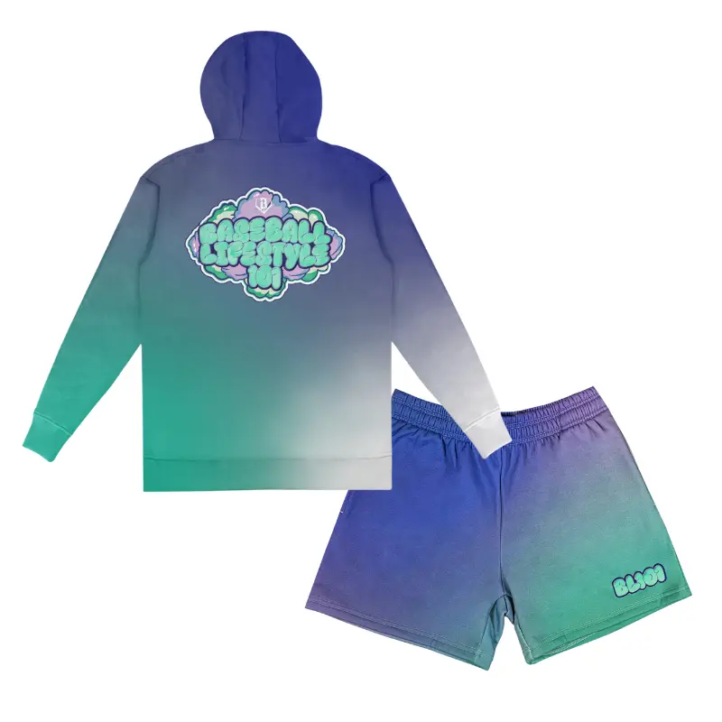 BL101 Cotton Candy Youth Hoodie And Short Set