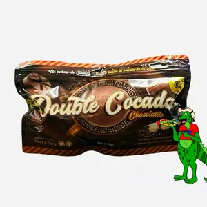 Double Cocada Chocolatito - Compa Munchies, 2 Piece Coconut Ball in Mexican Hot Chocolate Creme, 5oz