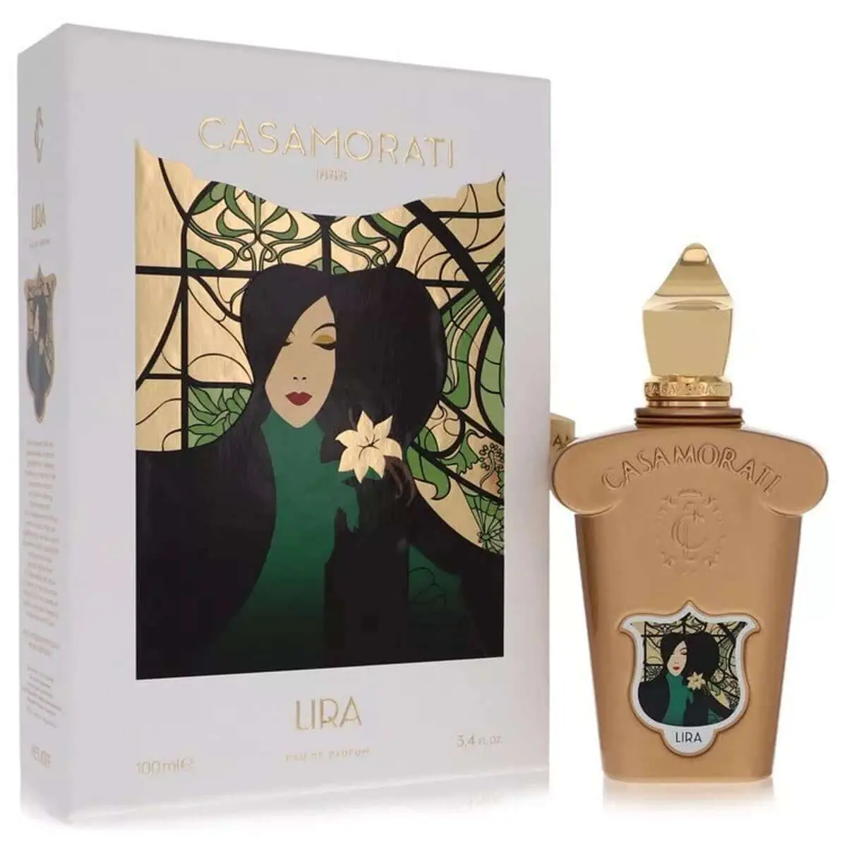 Xerjoff Casamorati Lira Eau de Parfum, Gourmand Perfume for Women with Caramel, Cinnamon & Vanilla Notes, 3.4 fl oz, Edp Perfume Fragrance, Perfumes For Women