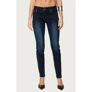 Edikted Women's Eloise Low Rise Skinny Jeans