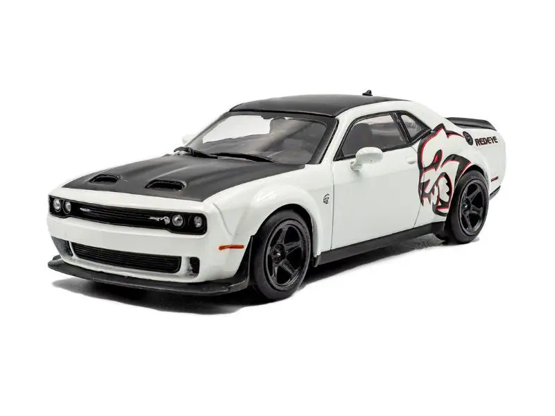 2020 Dodge Challenger SRT Hellcat Redeye Widebody Custom White Knuckle Diecast 1:43 Scale Model - Solido S4310309