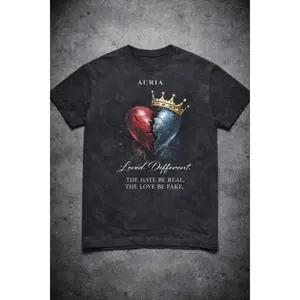 AURIA Lil G – Broken Crown Tee (Limited Presale)