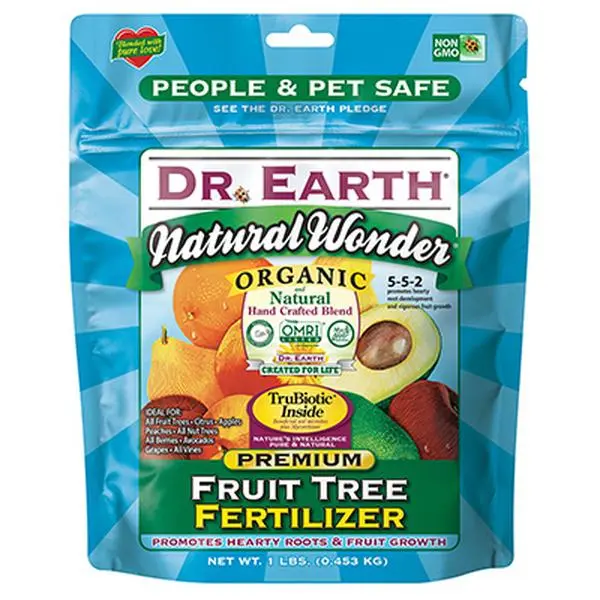 212 MAIN Dr Earth Organic Concentrated Garden Fertilizer - Fruit Tree Formula, Natural Growth Boost (219803 lbs), Concentrated Fertilizer, Garden Fertilizers