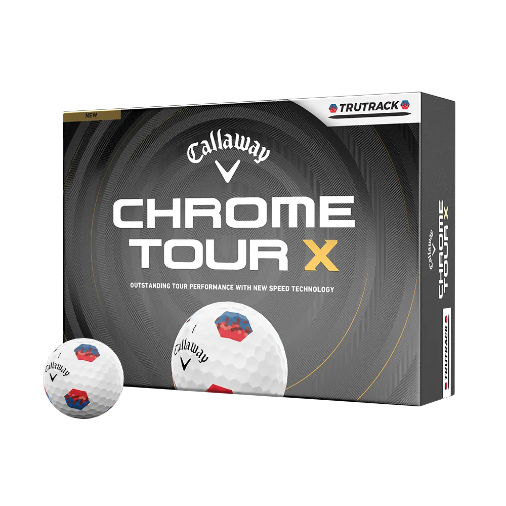 Callaway Golf Chrome Tour X TruTrack Golf Balls in White