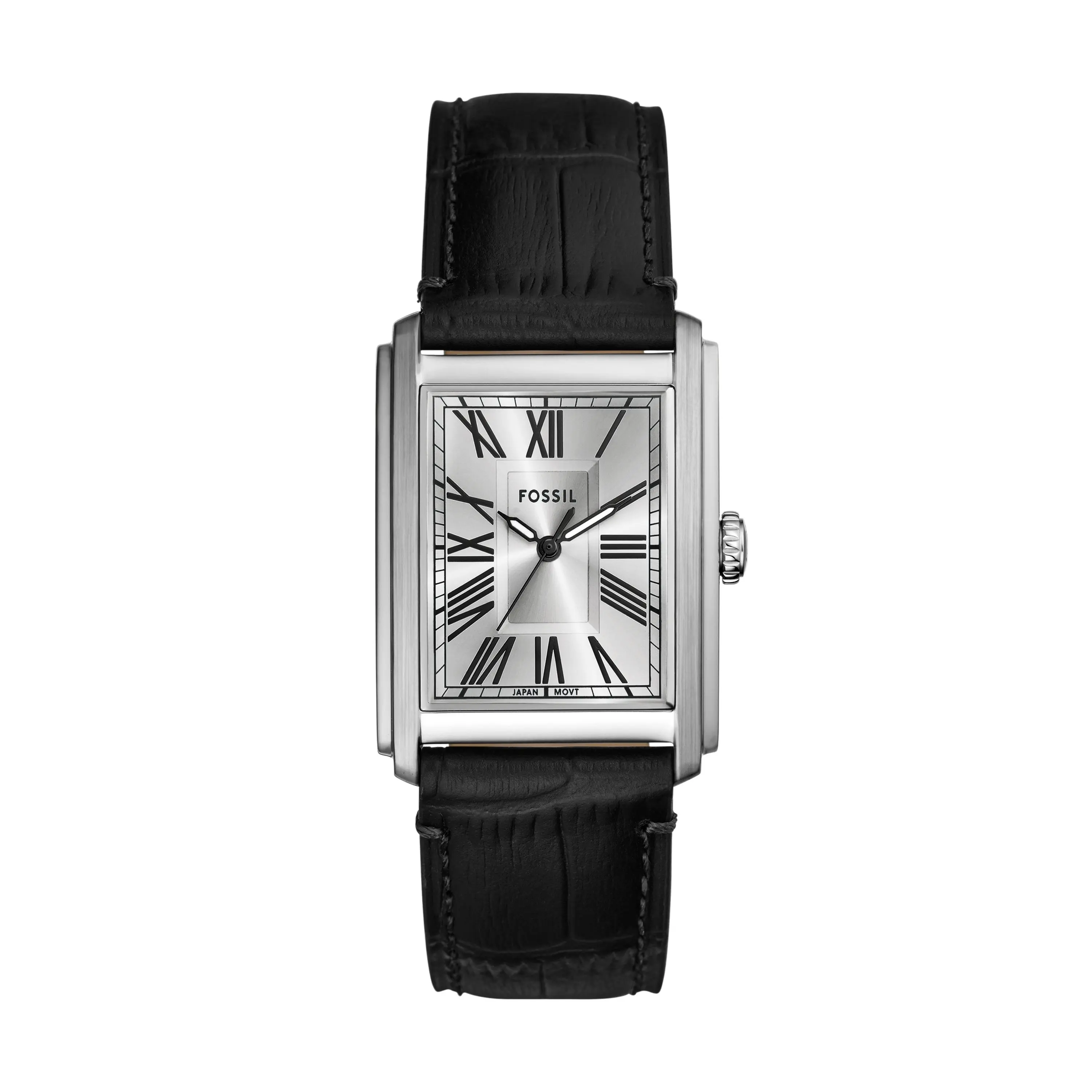 Fossil Men's Carraway 30mm Three-Hand, Stainless Steel Watch