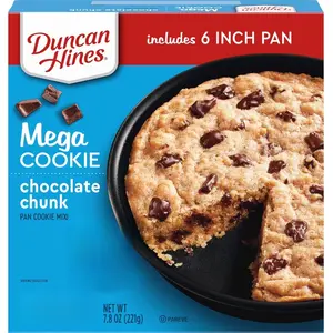 Duncan Hines MEGA Cookie Chocolate Chunk Pan Cookie Mix, Halloween Cookies, 7.8 oz.