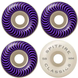SPITFIRE Skateboard Wheels 58mm CLASSICS Old School Pool Skating