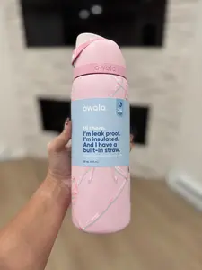 Owala FreeSip Sugar Plum Fairy Water Bottle, Great For Travel Gym Camping Sport Outdoor, Gift for Friends Family and Kids