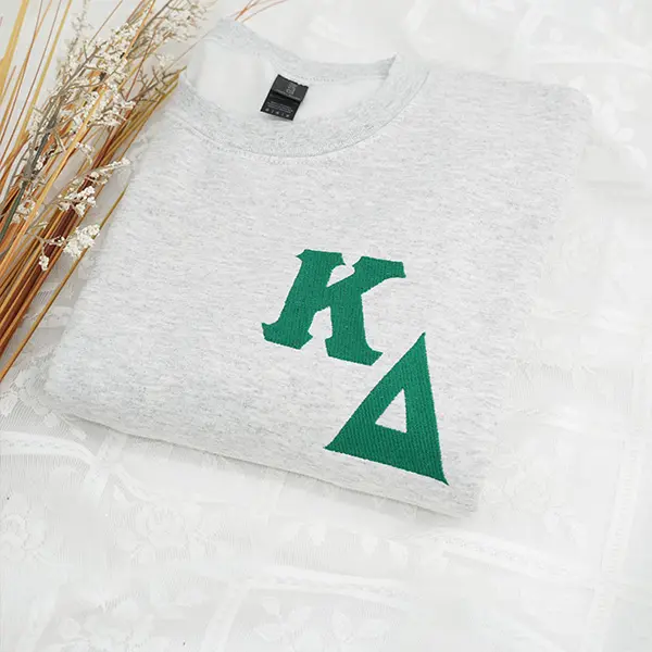 Kappa Delta Embroidered Sweatshirt, Sorority Crewneck, Custom Sorority Apparel Gift