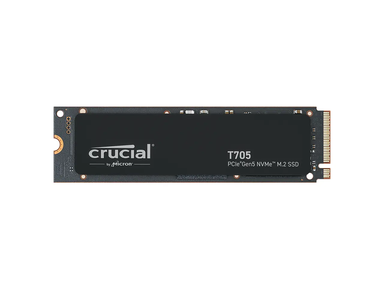 Crucial T705 4TB PCIe Gen5 NVMe M.2 SSD - Up to 14,100 MB/s - Game Ready - Internal Solid State Drive (PC) - +1mo Adobe CC - CT4000T705SSD3