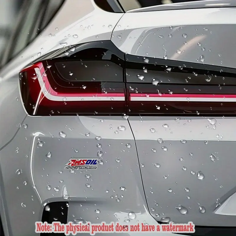AMSOIL Racing - Original Retro Racing Stickers/Stickers Suitable for Cars, Racing Cars, Motorcycles, Off Road Vehicles, Laptops | Durable Vinyl Material | Perfect Gift for Any Occasion | Vehicle Stickers | Personalized Style | Waterproof and Durable