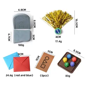 Gonggi Korean Game, Gonggi Korean Tossing Game Set (Korean Traditional Play) Jebi chagi Stone catching Biseokchigi Paeng-y DDAKJI Family Party Collections (1 Set)