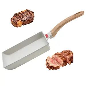 Small Egg Pan Tamagoyaki Nonstick Japanese Omelette Square Egg for Induction Gas Ceramic Stovetop, kitche  bgadget, breakfast pan