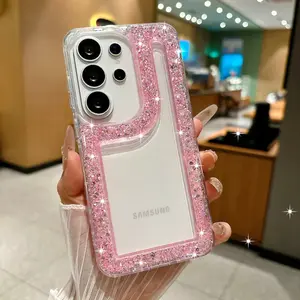 For Samsung S25 S26 S24 Plus S23 Ultra A07 A17 A06 A16 A36 A56 A14 A34 A54 A15 A35 A55 A52s A52 5G Glitter Clear Soft Case Cover