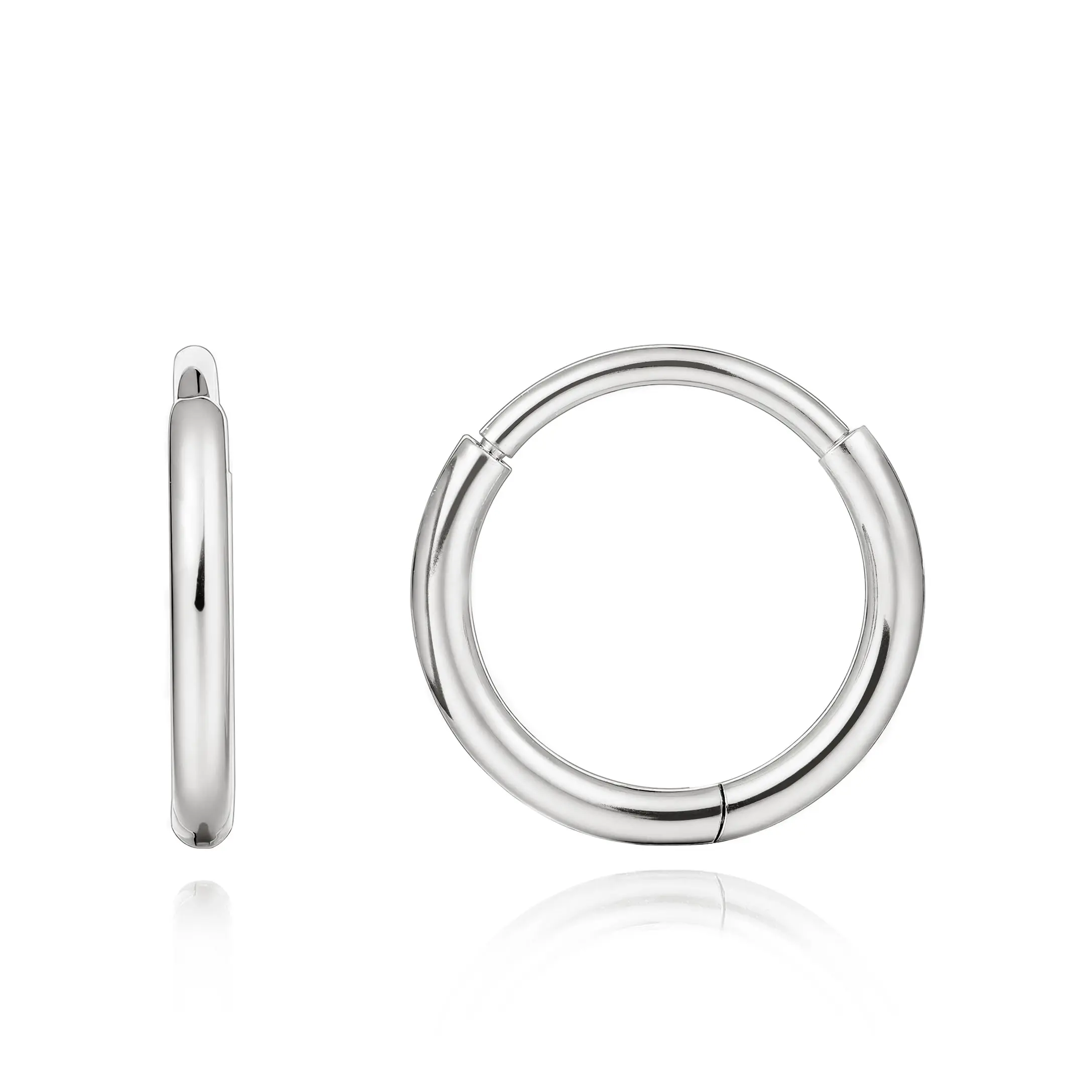 Titanium Hoop Earrings for Women G23 Implant Grade Pure Huggie Lightweight Men Ears