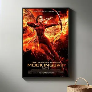 The Hunger Games Mockingjay Part 2 Movie Poster | High Quality Canvas Print | Modern Room Decorative Arts | Popular Film Gift