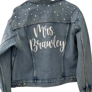 Bridal Jean Jacket Customized
