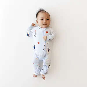 Zippered Romper in Basketball