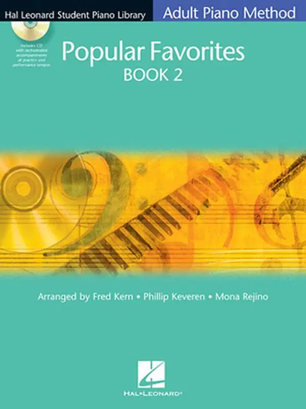 USED Book - Popular Favorites Book 2: Hal Leonard Student Piano Library Adult Piano Method by Various (Misc.) - english