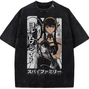 [KM 100%cotton]Yor Forger Shirt, Spy x Family Shirt, Anime Yor Forger Graphic T-Shirt – Spy x Family Anime Thorn Princess Tee, Manga Waifu Aesthetic Vintage Unisex Cotton Crewneck T-Shirt Menswear Womenswear Streetwear Top funny