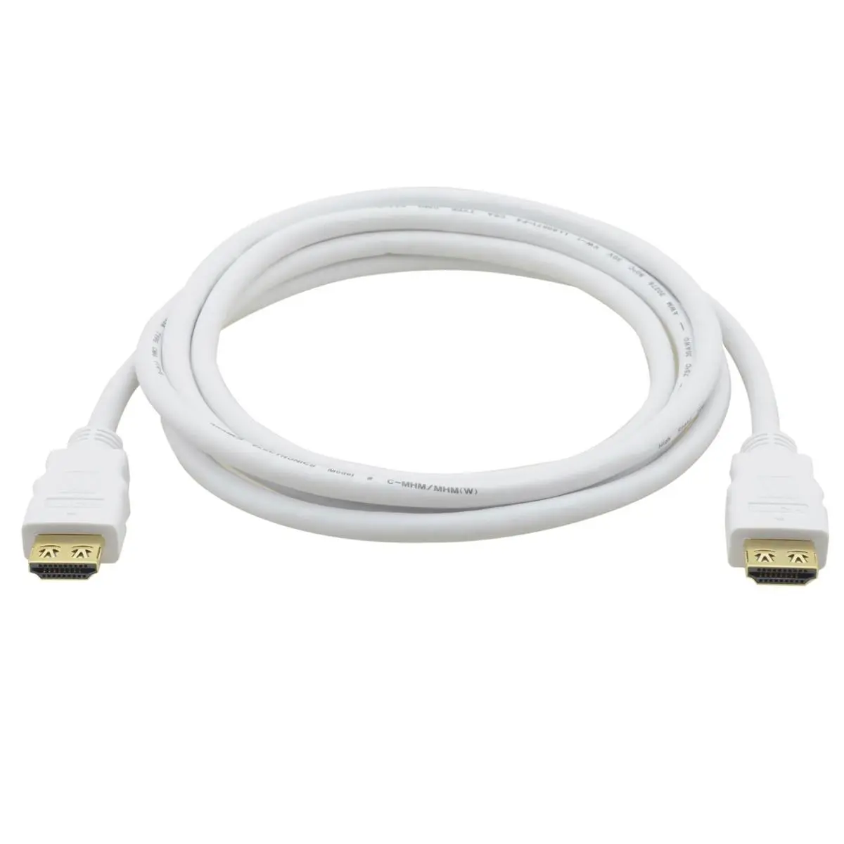 Kramer Electronics C-MHM/MHM Flexible High-Speed HDMI Cable with Ethernet, 2', White