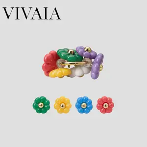 VIVAIA Bloomies Shoe Charm Set, Limited Edition, Suitable for Sneakers, Shoe Decorations, DIY Shoe Charms, No Shoes Included (Lindie)