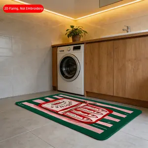 1pc Wind Fun Sardine Floor Mat, Entryway Bedroom Durable Stain-Resistant Door Mat, Fashionable Design for Home Decor, Durable Area Rugs