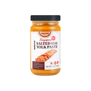 Happy Belly Original Salted Egg Yolk Lava Sauce 170g - Savory & Rich for Noodles, Fried Rice, Dips