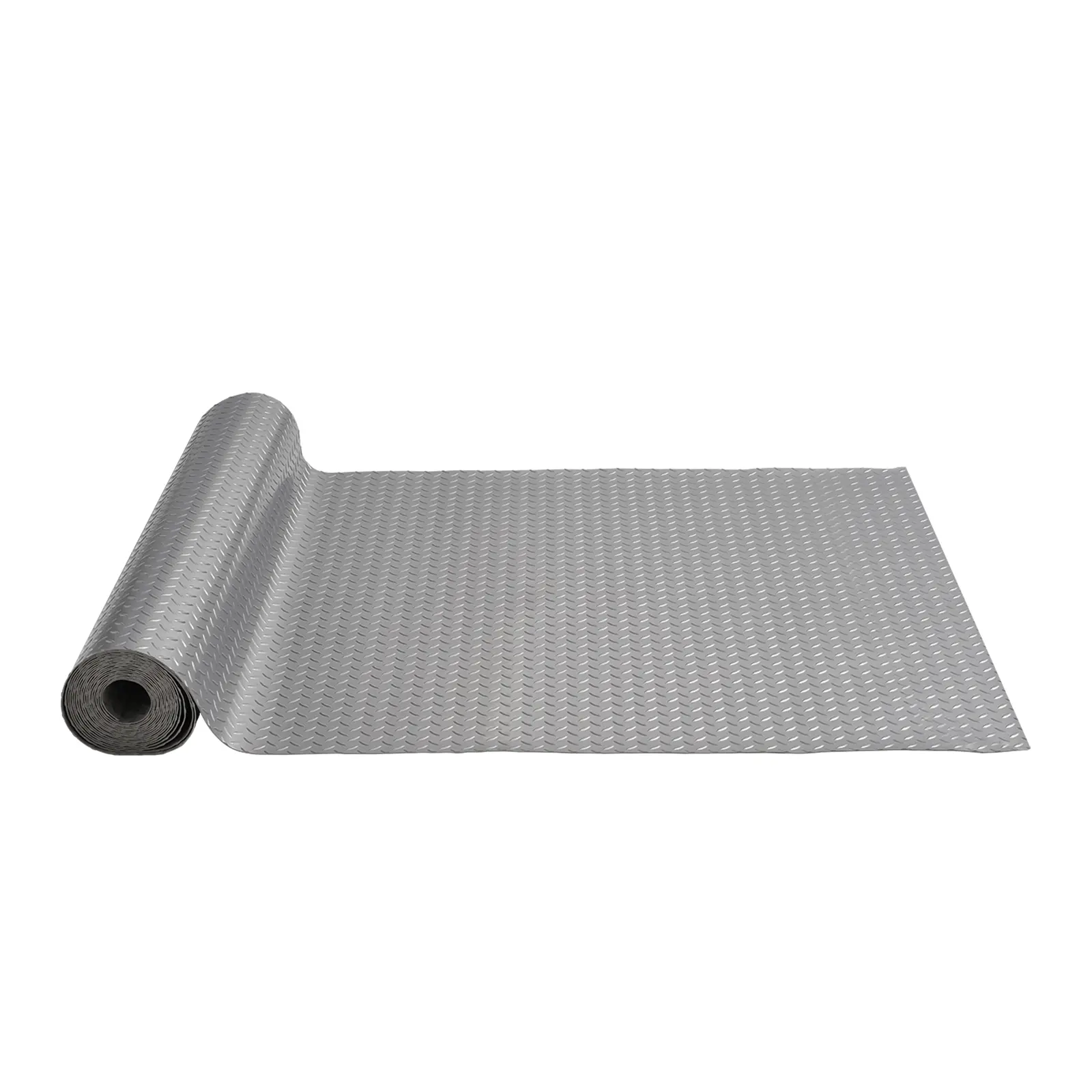 【Summerfinds】VEVOR PVC Garage Floor Mat Roll, 157.48x59.05 in (64.58 sq.ft), Non-slip Diamond Texture, Easy To Clean And Cut, Superior Protection, For Garages, Gyms, Boats