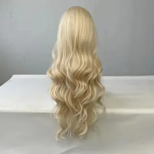 NEW Golden curly synthetic wig for long curly hair for party, Halloween cosplay, daily use, high-temperature hair accessory