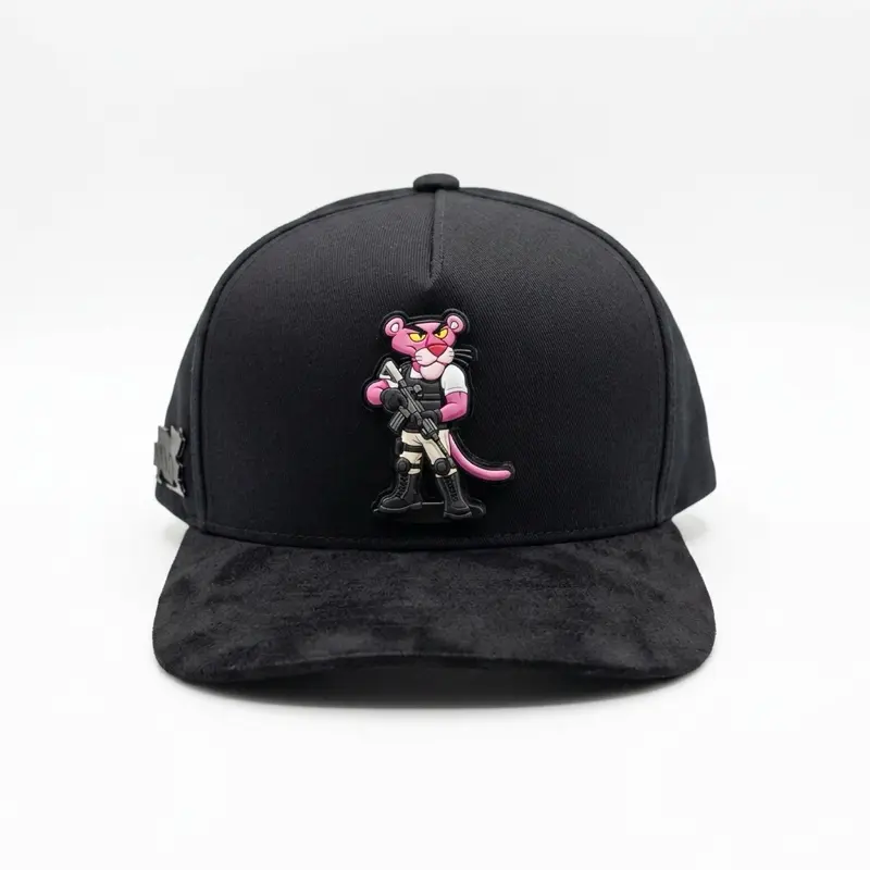 Pink Panther Snapback Hat with Adjustable Back Pink Panther Snapback Hat with Adjustable Back