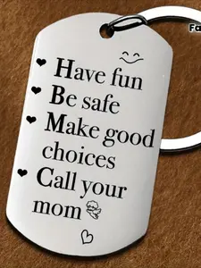 1 cannabis leaf and the coolest uncle in the world engraved stainless steel keychain - a themed gift for uncles, birthdays, Christmas, Thanksgiving - a durable men's accessory with a leaf design and eye-catching letters Cute Keychain